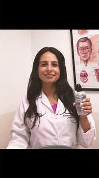 Saline rinse demonstration