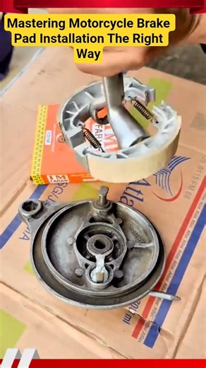 Mastering Motorcycle Brake Pad Installation The Right Way #mechanic #tips