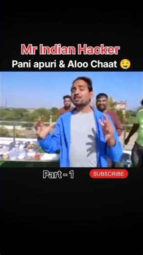 Pani Puri & Aloo Chaat 🤤 Mr Indian hacker cooking challenge #mrindiahacker #cooking#challenge #viral