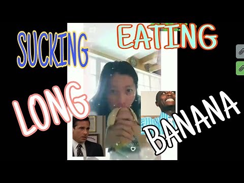 Sucking long banana | Eating long banana challenge | Exotic Lifestyle