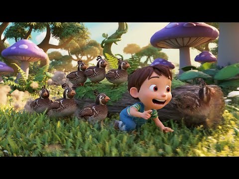 Five Little Quails Scurry Scurry Scurry | Nursery Rhymes for Kids & Baby Songs