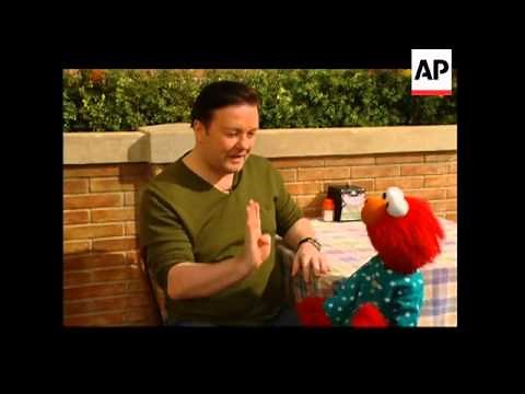 Ricky Gervais and Elmo team up on 'Sesame Street'