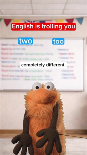 Same sound, different spelling. Why!? 😭 . . . Want to learn how to SPEAK English? Download our app, BeeSpeaker🐝, and practice speaking with AI and native speakers. Link in bio. #learnenglish #english #beespeaker