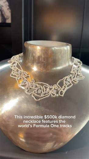 F1 Diamond Necklace: A Stunning Motorsport Statement