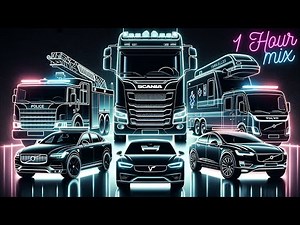 🚓🚑🚒Vehicles "Siren, Alarm, Horn" Sound Variations 🚚✈️🚁 - [1 HOUR MIX]