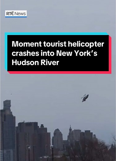 Helicopter Crash Into Hudson River: Eyewitness Footage