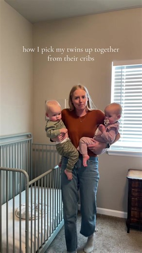 How to Safely Lift Twins from Cribs Together