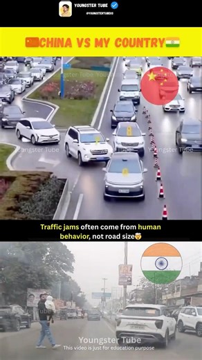 Why Traffic Flows in China — and Breaks Down in India 🚗😳