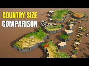 Biggest Countries in the World (3D Comparison) 🌍 | Size vs Population vs Dens