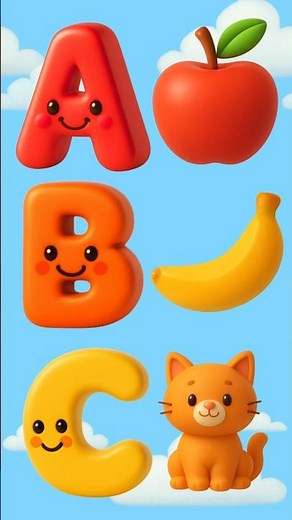 🍎ABC Phonics Song for Kids (A–H) | Fun Alphabet & Nursery Rhyme