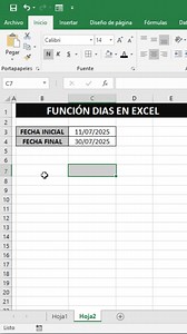 ¿Necesitas saber cuántos días han pasado entre dos fechas en segundos? Hoy te enseño cómo usar la función DIAS en Excel para calcularlo rápido y sin errores. Este truco es perfecto para contabilidad, control de proyectos, seguimiento de pagos, vacaciones, asistencias y mucho más. 🔥 Aprende Excel fácil y rápido para tu trabajo o negocio. #virales #excel #exceltips #tutorialexcel #aprendeexcel #excelfacil #contabilidad #productividad #trabajo #shorts #fblifestyle | Kevin Ramirez