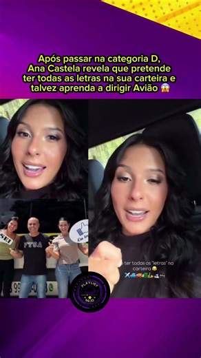 Ana Castela says she passed her category D driving test #countrymusic #anacastela #driver #licens...