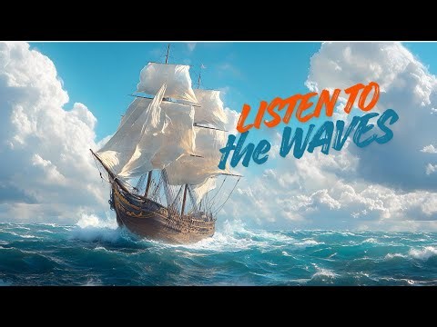Majestic Sailing Ship on the Open Sea – Relaxing Ocean Loop in 4K ⛵