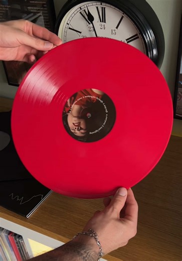 Unbox the laurel bell red vinyl with me #fyp #vinylrecord #vinylcollection #mitski