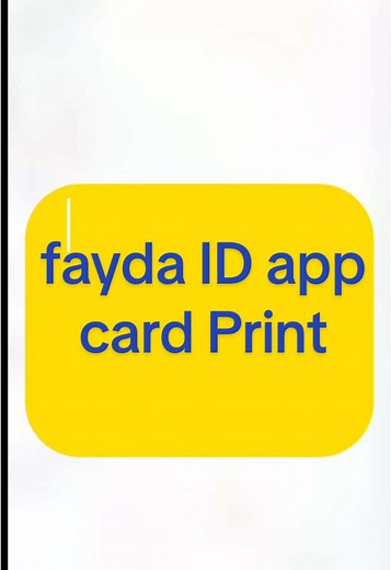 Fayda ID App: Simplifying ID Card Printing in Ethiopia