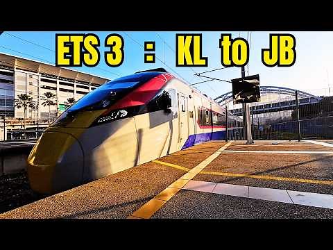 The launching of ETS3 KL Sentral to JB Sentral direct route / 最新吉隆坡至新山直通车 ETS 3开箱