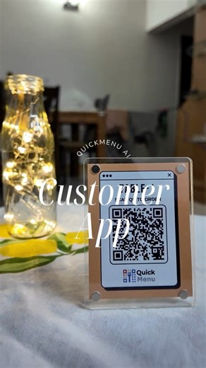 Dine in experience with quickmenu ai #pos #restaurant #menuqr