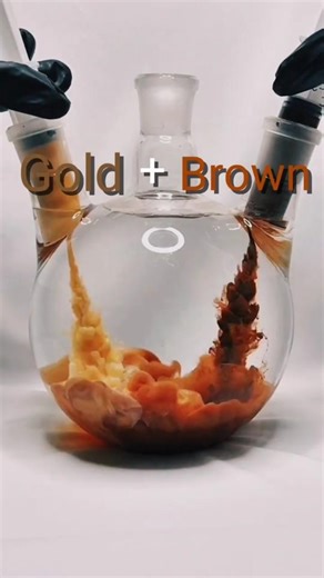 Golden & Brown Color Mix ✨🤎 | Satisfying Color Magic