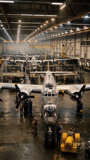 B-24 Liberators Swarm Willow Run Ford's Bomber Factory Miracle WW2!