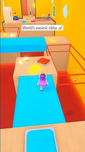 World’s easiest obby 💅 Roblox