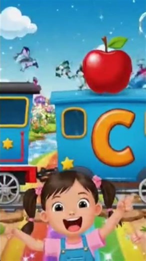 ABC Train Song for Kids | Learn the Alphabet A, B, C | Preschool Learning Video #cartoon