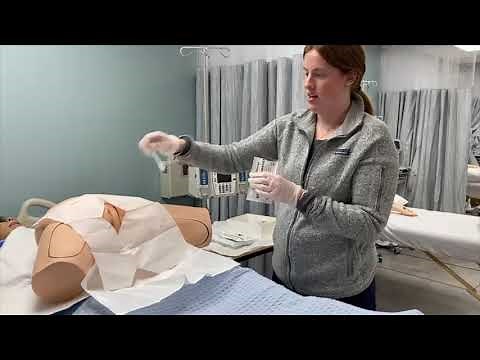 Skills Video: Inserting a Foley Catheter (Female)
