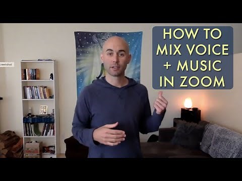 How to Mix Voice and Music in Zoom for a Yoga Class, Workshop, or Ceremony #Zoom #ZoomVideo