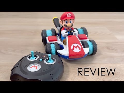DEMO and Review: Super Mario Kart RC Car - Can it wheelie?