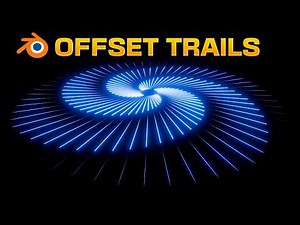 Energy Trails Patterns in Blender - Geometry Nodes