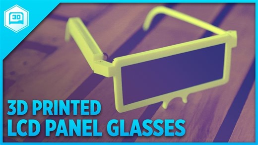 3D Printed Electronic Sunglasses