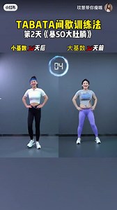 《TABATA》间歇训练法，爆瘦大肚腩🔥 | 瘦给你看