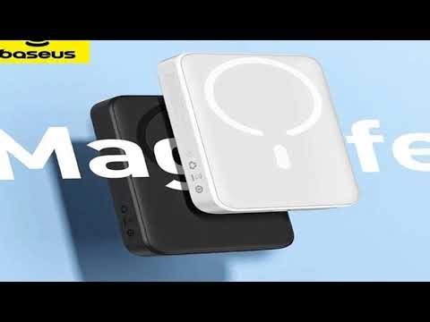 A must-have product! Baseus Power Bank 10000mAh Mini Magnetic Wireless Fast Charge Auto-wake For i