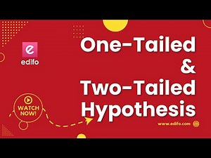 Understanding One-Tailed and Two-Tailed Hypothesis | Explained with Examples.