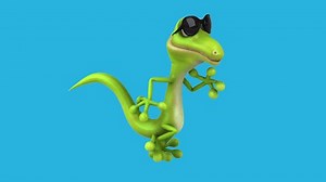 Fun 3d Cartoon Lizard Running Alpha Stock Footage Video (100% Royalty-free) 3432012975 | Shutterstock