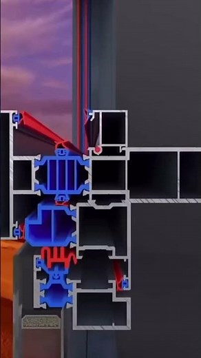 Inside a High-Performance Window — Thermal Break Tech Explained #shorts #weathertightness