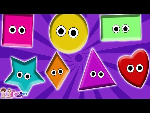 The Shapes Song | Nursery Rhymes | Shapes Nursery Rhymes With Lyrics