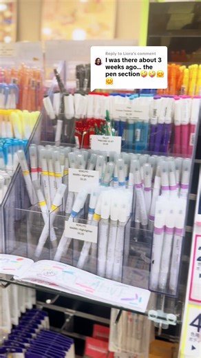 Replying to @Liora yes indeed! The pen section was phenomenal. I tried to record where people weren’t standing but it was at least 2 aisles of pen. Not to mention the fountain pen area 😮‍💨 #kinokuniya #fountainpen #stationeryaddict #stationery #l