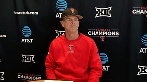 Texas Tech baseball coach Tim Tadlock talks about Kyle Robinson's pitching performance
