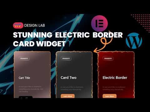 FREE Electric Border Widget for Elementor (No Code Tutorial)