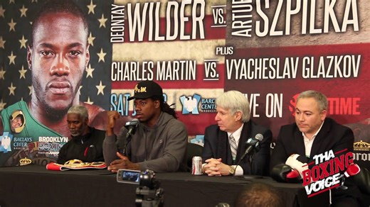 Charles Martin post fight press conference after Deontay Wilder fight