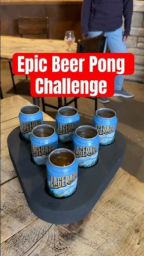 The Most Epic Beer Pong Challenge Of All Time!
