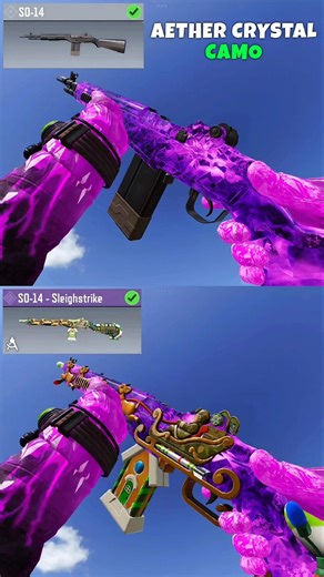 SO 14 With Aether Crystal Camo in COD MOBILE