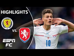 Goal of the TOURNAMENT? Patrik Schick scores 50-yarder vs. Scotland | Highlights | ESPN FC