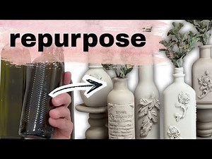 Glass Bottles Into Beautiful Home Decor | Easy DIY