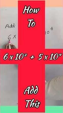 ​Scientific Notation: How to Add Two Numbers? 🧪 | Addition in Scientific Notation