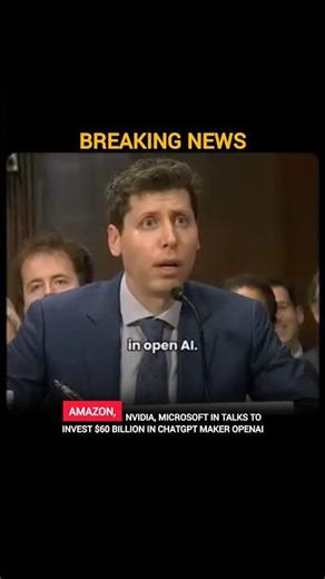 Nvidia, Microsoft, Amazon to invest $60B in OpenAI #samaltman #openai #chatgpt