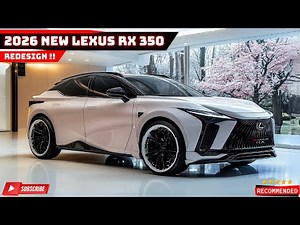 New 2026 Lexus RX: A Sneak Peek into the Next-Gen Luxury SUV - Design Evolution