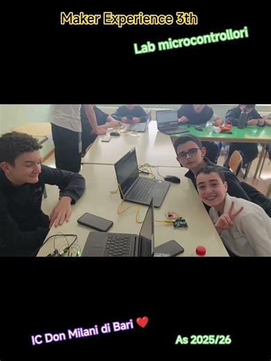 Maker Experience Lab AS.2025/26 #arduinoproject #steam #womaninstem #esp32projects