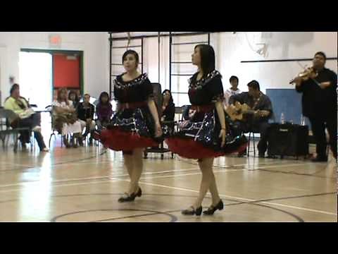 The Genaille Girls doing the Red River Jig - Asham Stompers