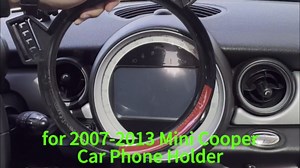 Car Phone Holder for BMW MINI Cooper Auto Accessories [Only for 2007-2013 MINI Cooper] [Auto Lock Hands Free Cell Phone Mount Car fits for iPhone & All Smartphones]